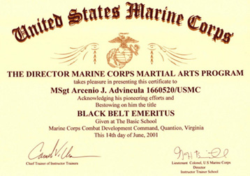marine corps martial art